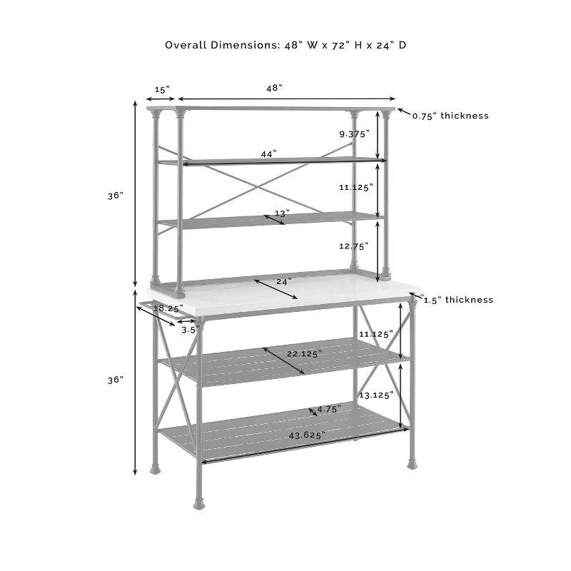 Madeleine Kitchen Island and Hutch - Crosley