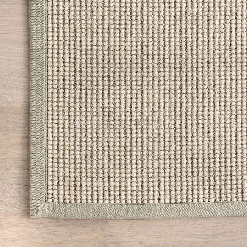 Nuloom Monica Geometric Wool Indoor Area Rug, 9' x 12', Grey