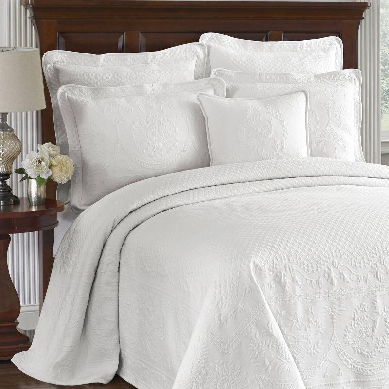 Historic Charleston King Charles Matelasse Cotton Pillow Sham