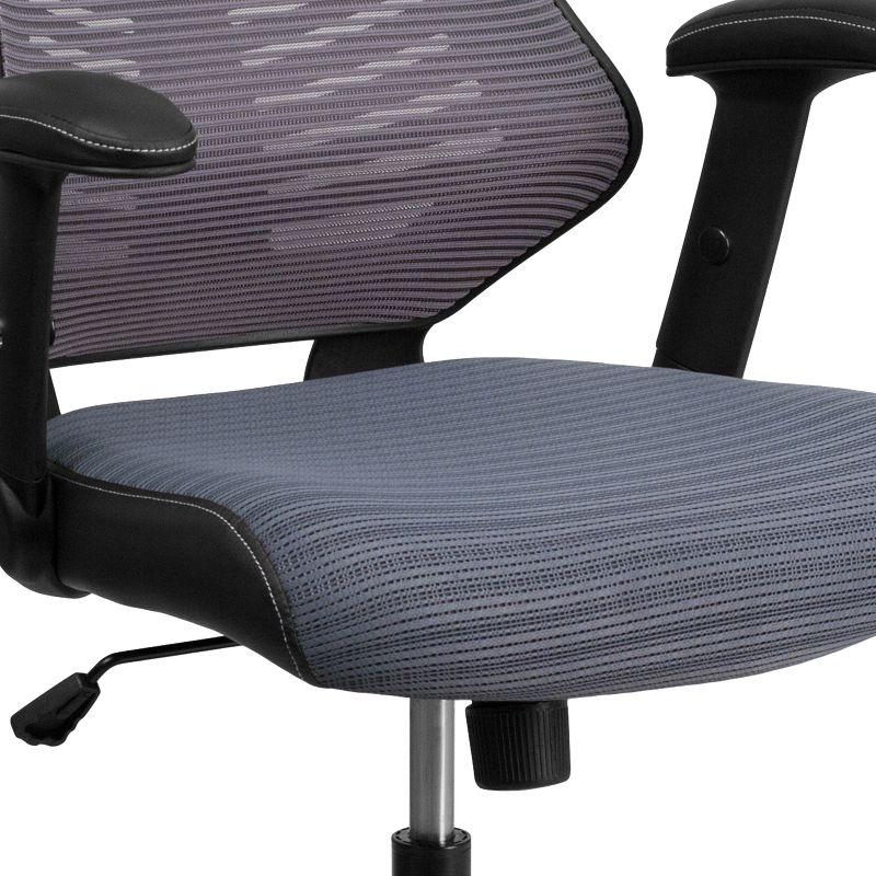 Flash Furniture High Back Designer Mesh Executive Swivel Ergonomic Office Chair with Adjustable Arms