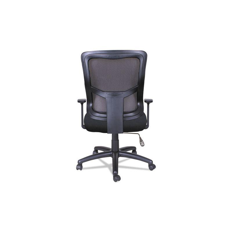 Black Mesh Executive Swivel Office Chair with Fixed Arms