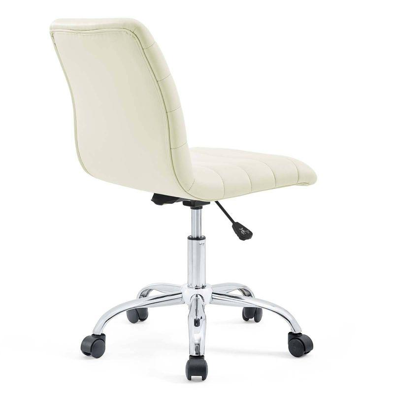 Modway Ripple Armless Mid Back Vinyl Office Chair