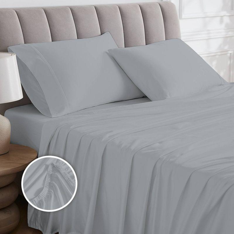 1000 Thread Count Cotton Solid Sheet Set  - Aireolux