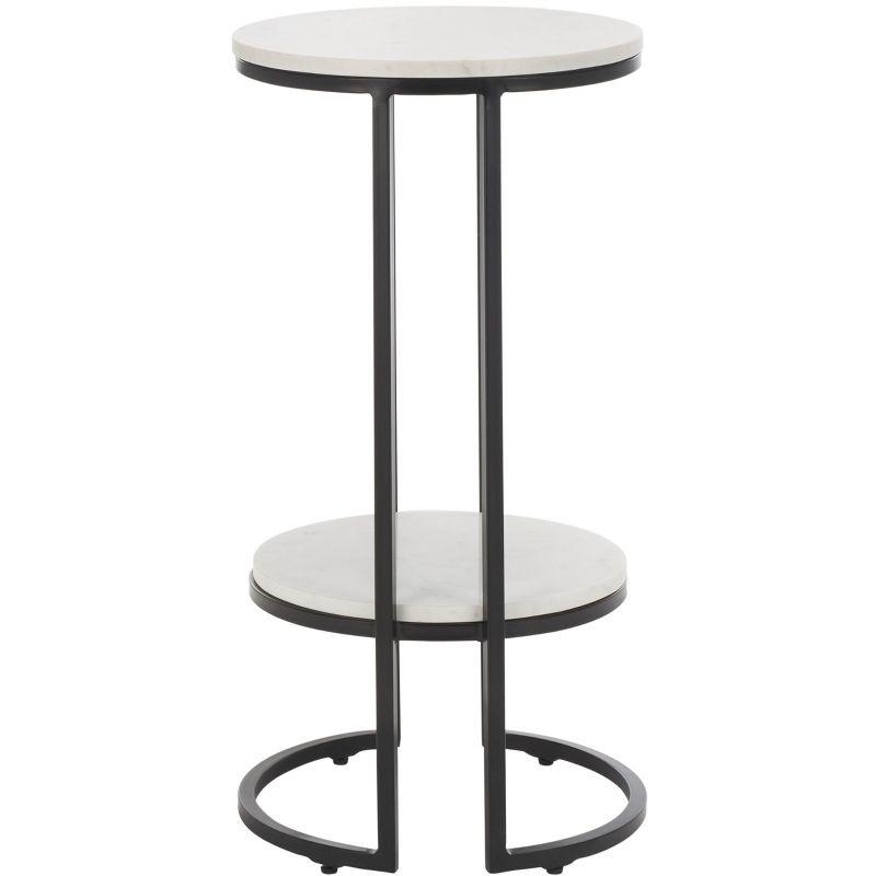 Gunther 1 Shelf Round Accent Table - Safavieh