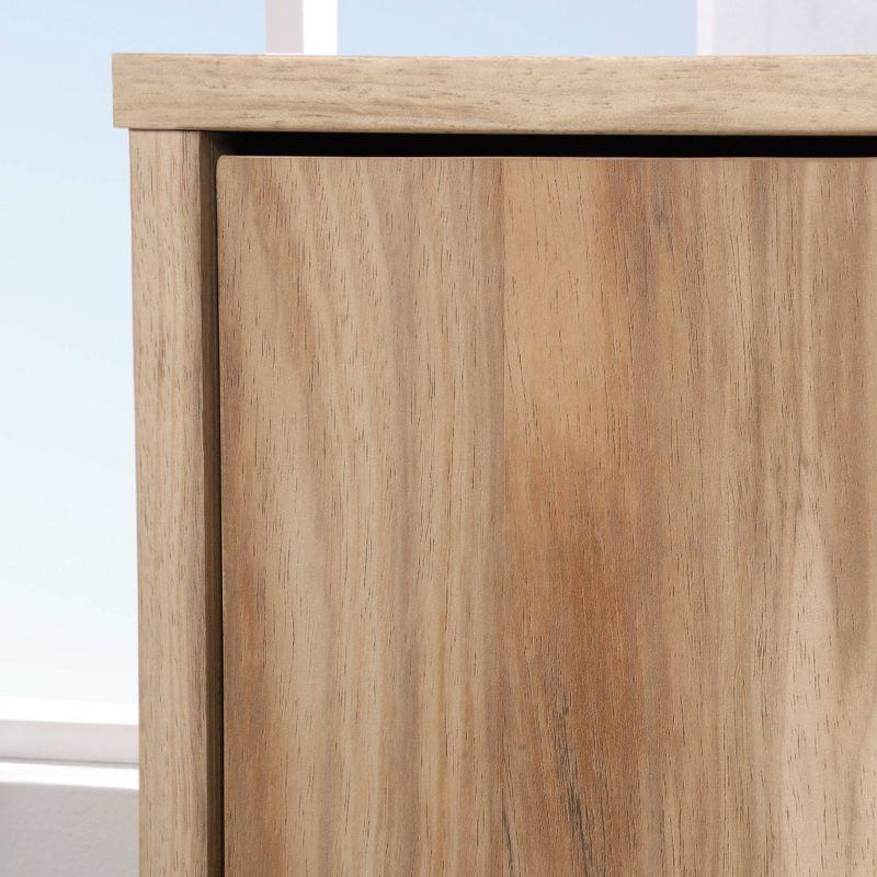 Sauder 24" Portage Park Bookcase Door Kit Kiln Acacia: Hidden Storage, Laminated Surface, MDF Frame
