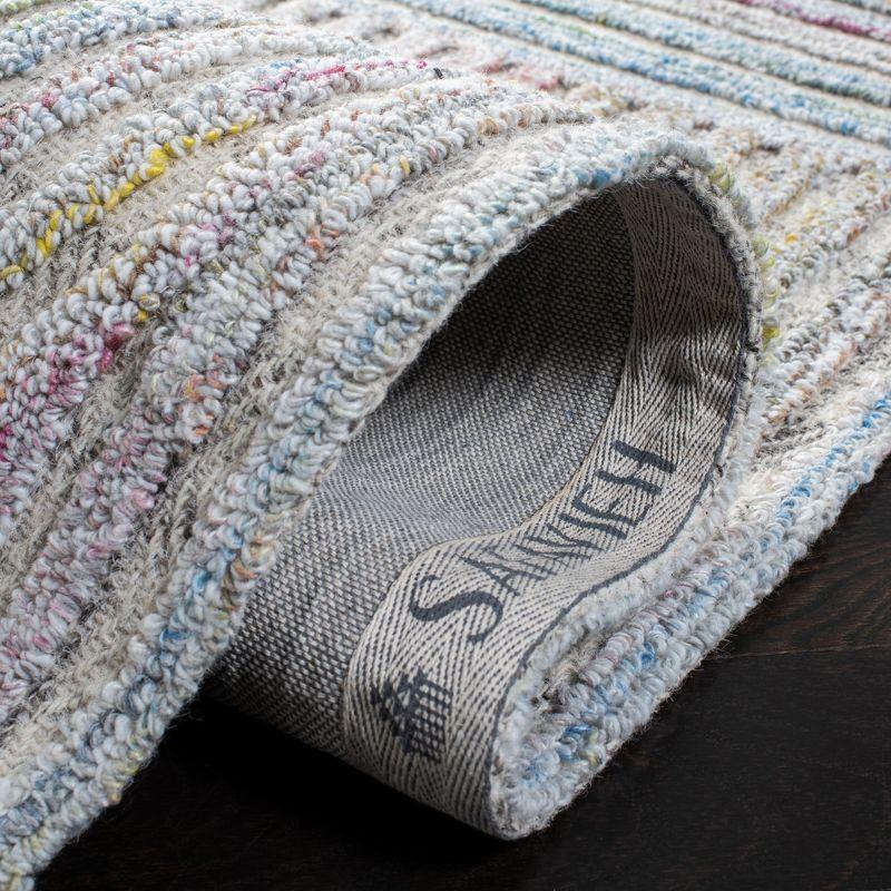 Southampton SHA301 Hand Tufted Indoor Area Rug - Pink/Blue - 5'x8' - Safavieh