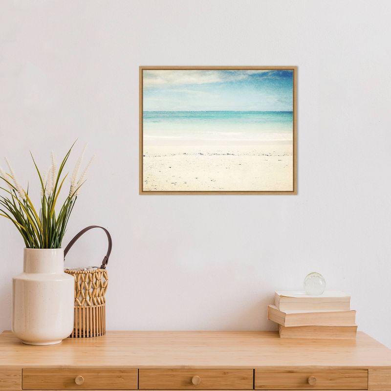 20" x 16" In the Clear by Lupen Grainne Framed Canvas Wall Art - Amanti Art: Modern Lithograph, Sawtooth Back Mounted