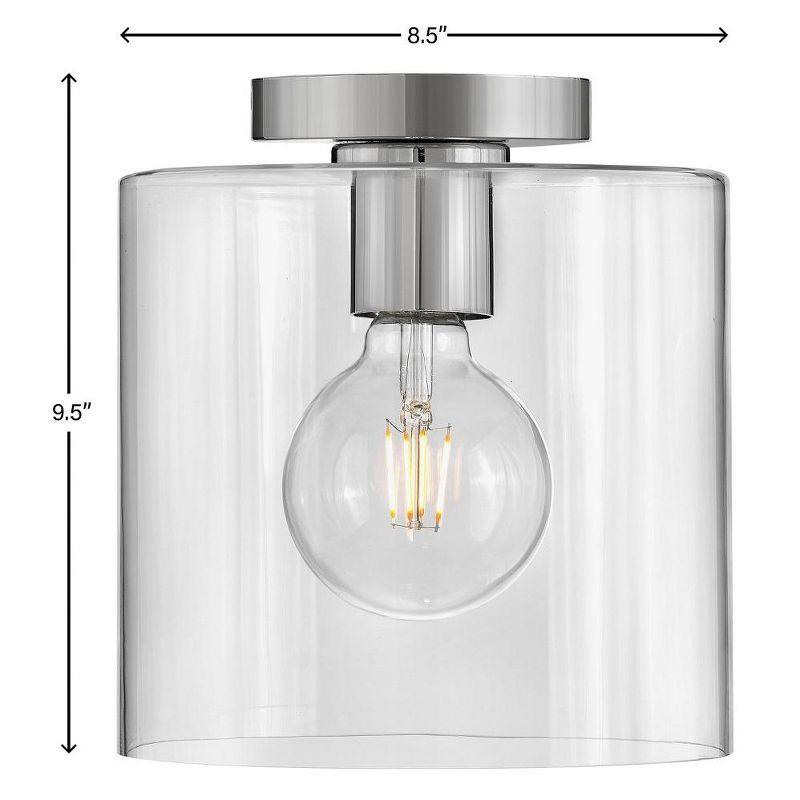 Lark Pippa 1 - Light Flush Mount in  Polished Nickel