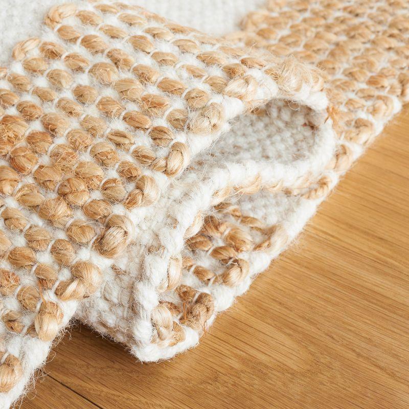 Natural Fiber NF511 Hand Loomed Area Rug - Ivory/Natural - 3'x5' - Safavieh.