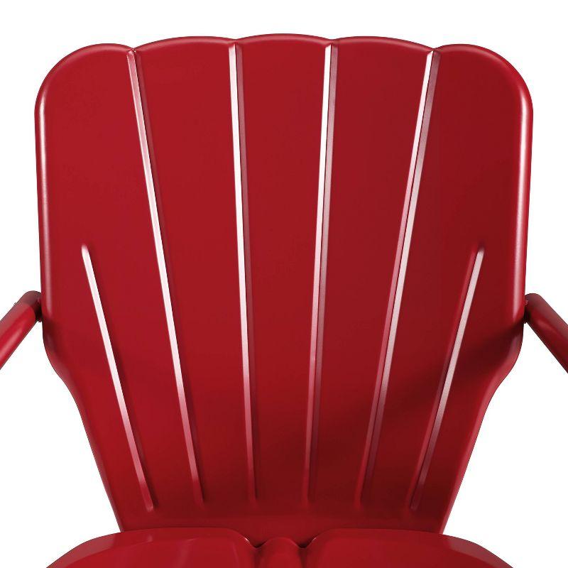 Ridgeland 2pk Outdoor Chairs - Red - Crosley