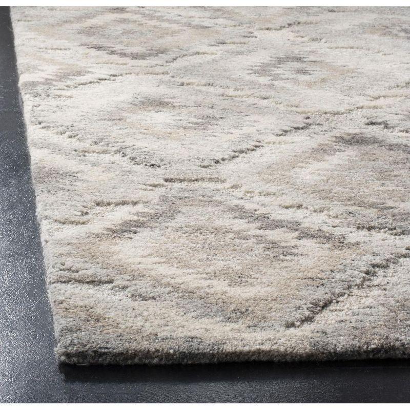 Wyndham WYD802 Hand Tufted Indoor Area Rug - Grey/Taupe - 5'x8' - Safavieh