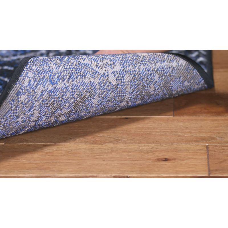 Adirondack ADR111 Machine Made Indoor Area Rug - Silver/Multi - 4'x4' - Safavieh
