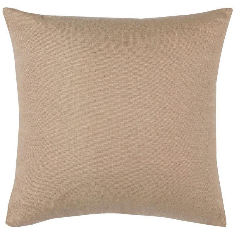 Talie Pillow - Camel/Ivory - 16"X16" - Safavieh