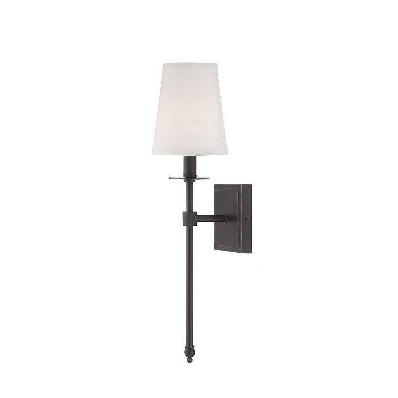 Savoy House Monroe 1 - Light Wall Light in  Classic Bronze