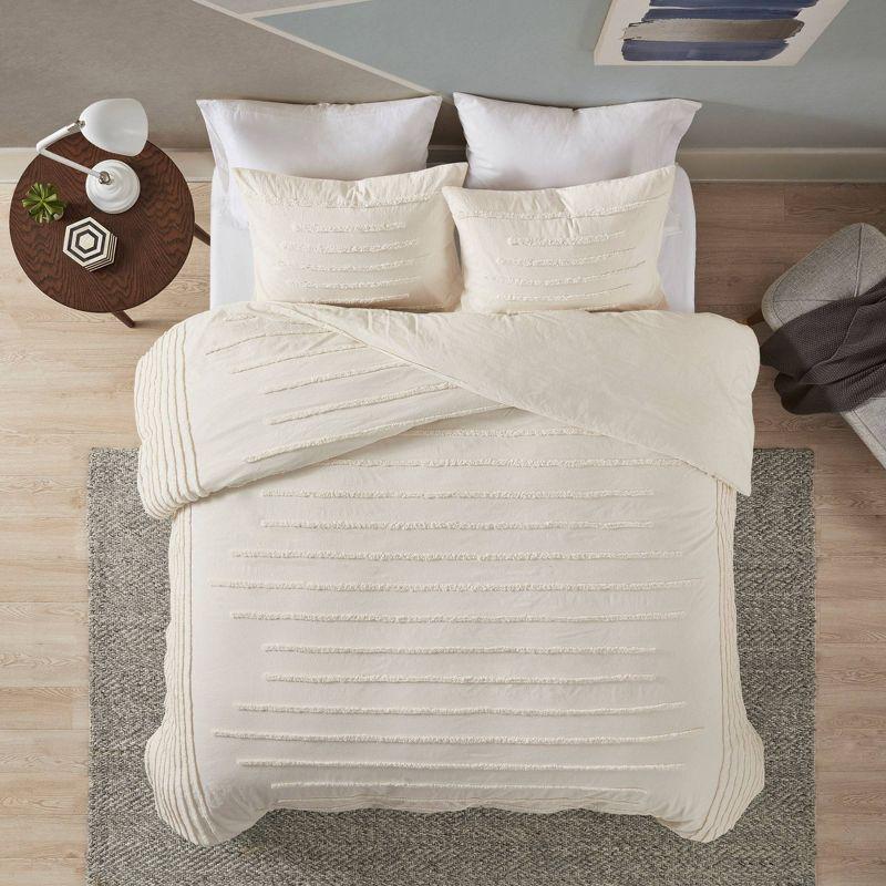 Intelligent Design Mercer Cotton Chenille Duvet Cover Set