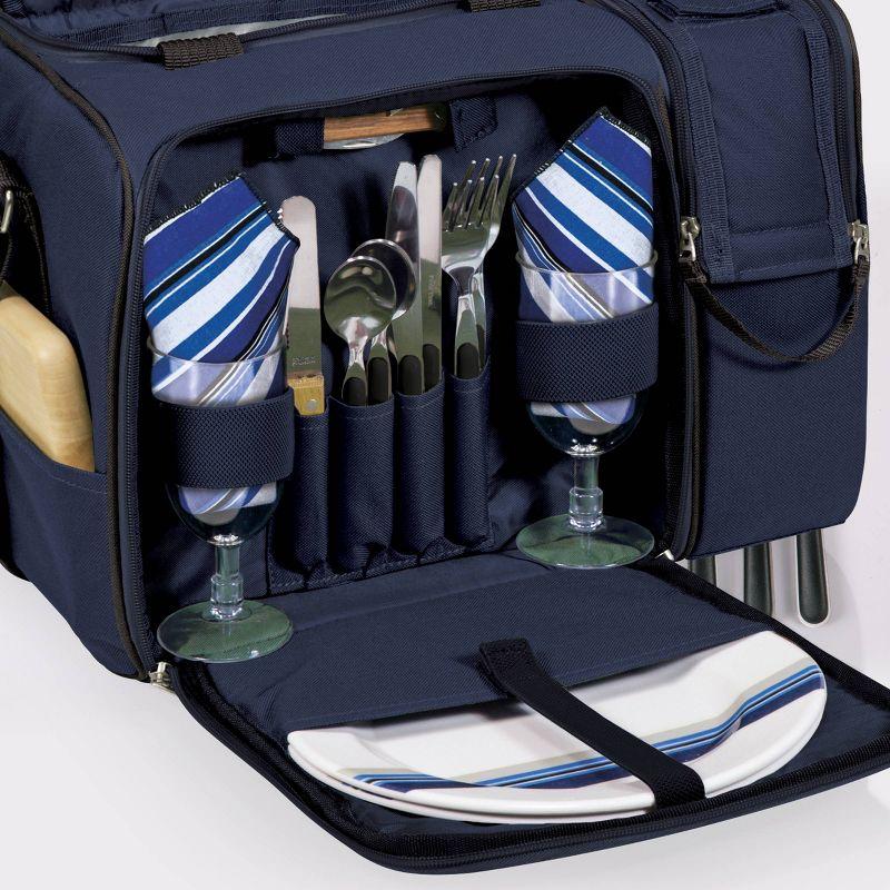 Softsided Cooler Picnic Basket Blue/Black - Picnic Time