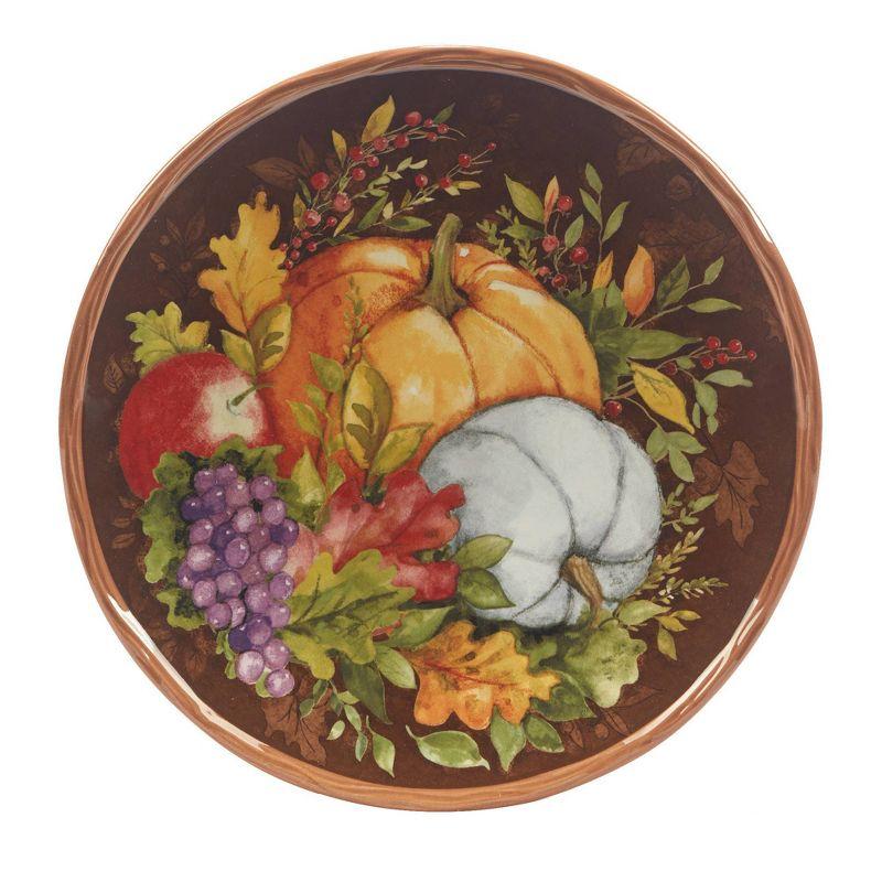 Certified International Set of 4 Harvest Blessings Dessert Plates