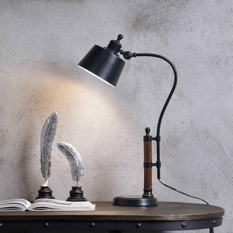 Table Lamp Bronze Cloud Black - StyleCraft: Industrial Desk & Nightstand Lamp, UL Listed