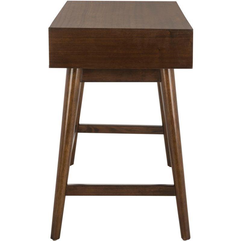 Isadora Midcentury Modern Desk - Walnut - Safavieh