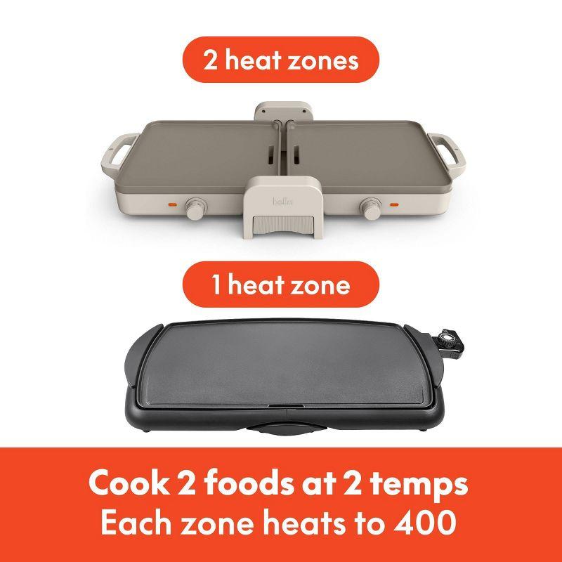 bella Bella Fold & Store Dual Temp Griddle
