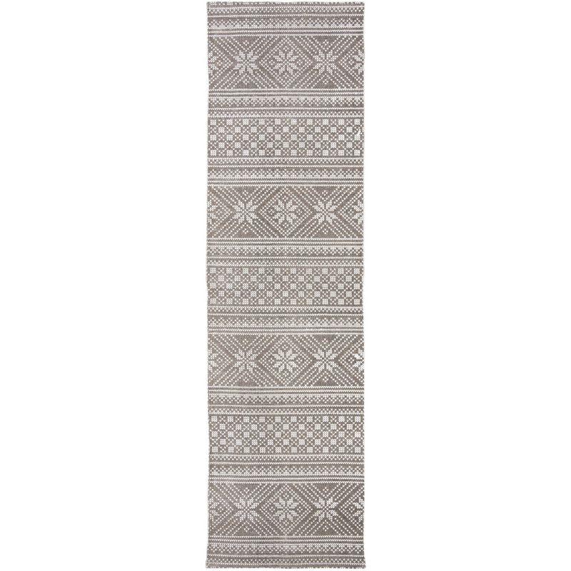 Cedar Brook CDR711 Loomed Indoor Runner Rug - Grey/Ivory - 2'3"x8' - Safavieh