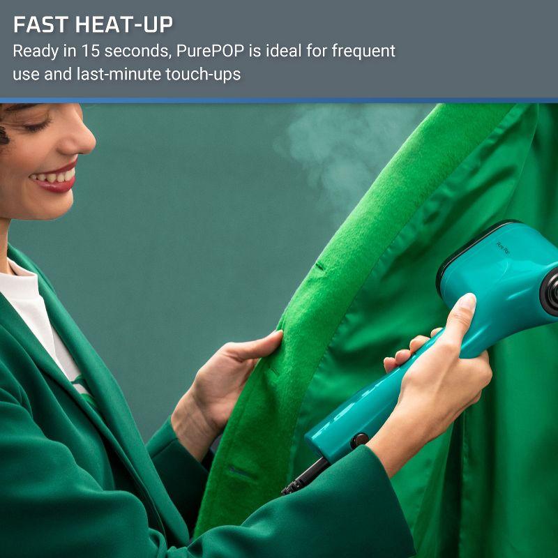 Rowenta PurePop Handheld Steamer, 1150W, Green