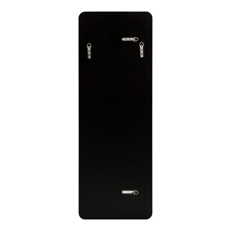 Kate and Laurel Caskill Rectangle MDF Full Length Mirror, 16x48, Gold