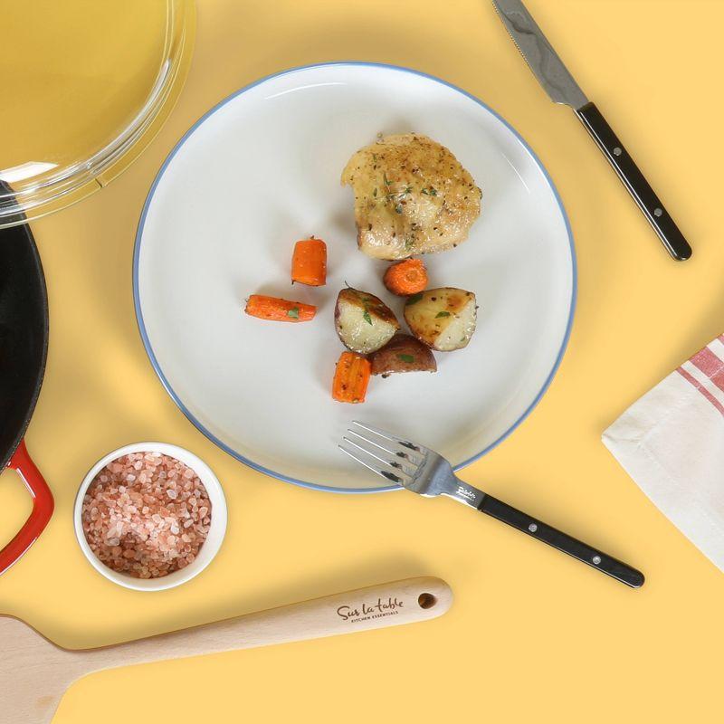 Sur La Table Kitchen Essentials Dinner Theatre 16 Piece Porcelain China Dinnerware Set - Service for 4