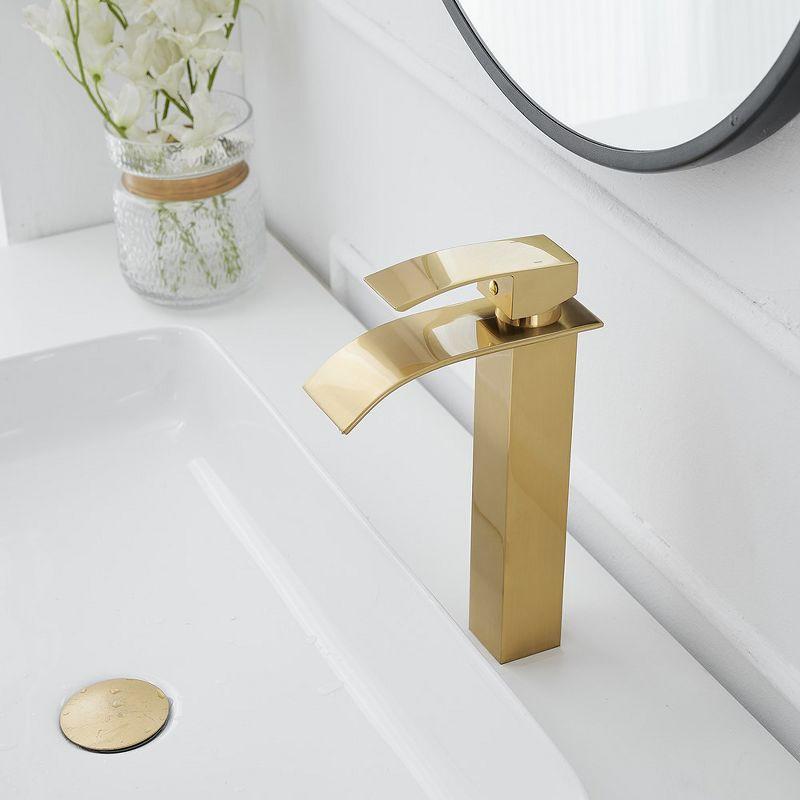 Vessel Sink Faucet Single-handle Bathroom Faucet with Drain Assembly