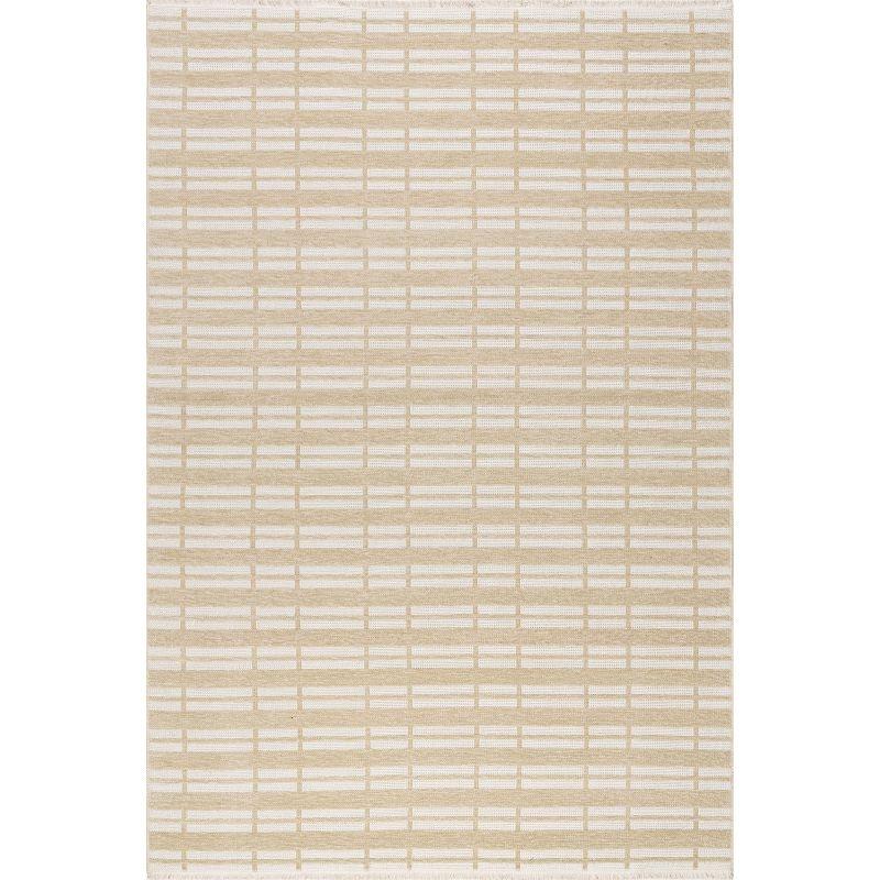 Nuloom Mortica Striped Machine Washable Indoor Area Rug