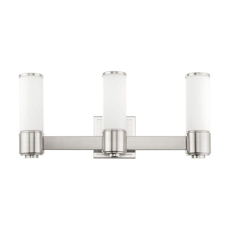 Livex Lighting Weston 3 - Light Vanity in  Brushed Nickel