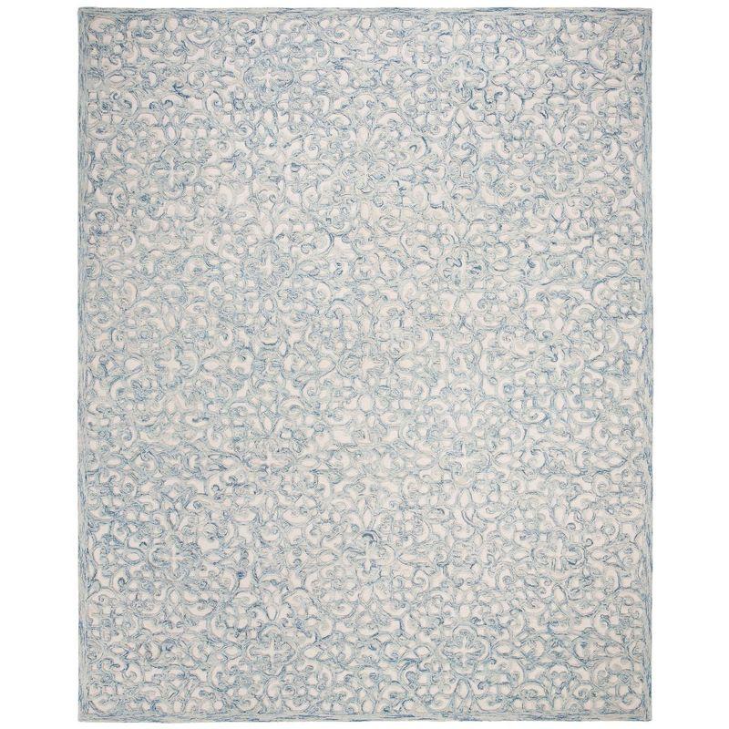 Trace TRC103 Hand Tufted Indoor Area Rug - Blue/Ivory - 8'x10' - Safavieh