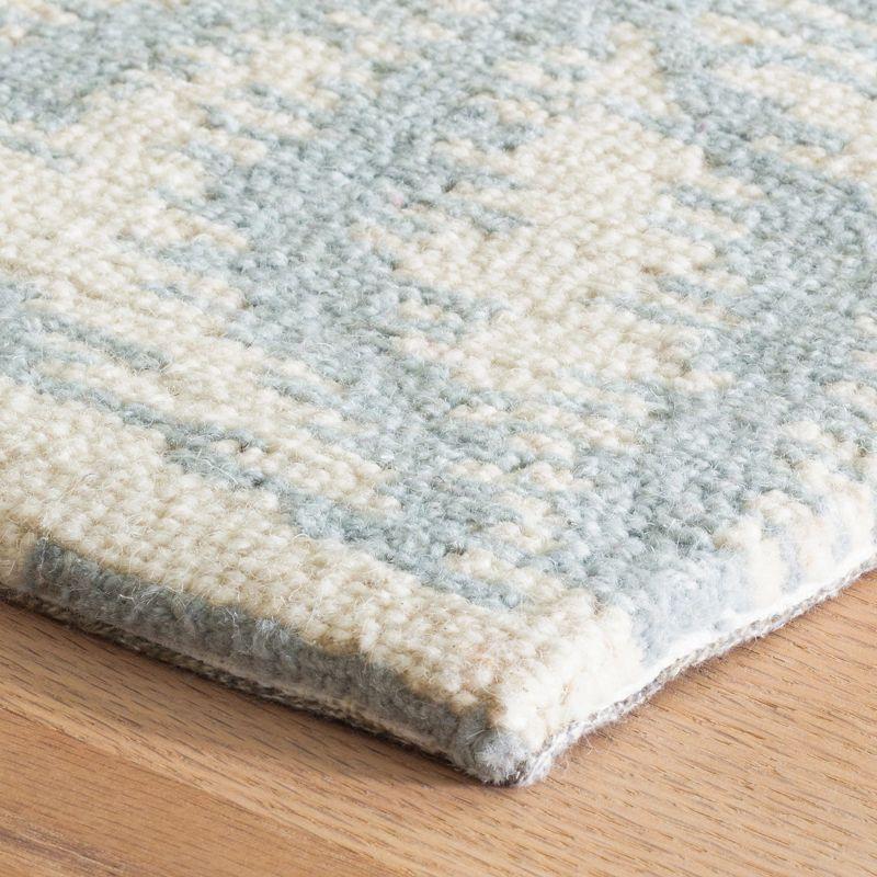 Aster Sky Hand Micro Hooked Wool Rug