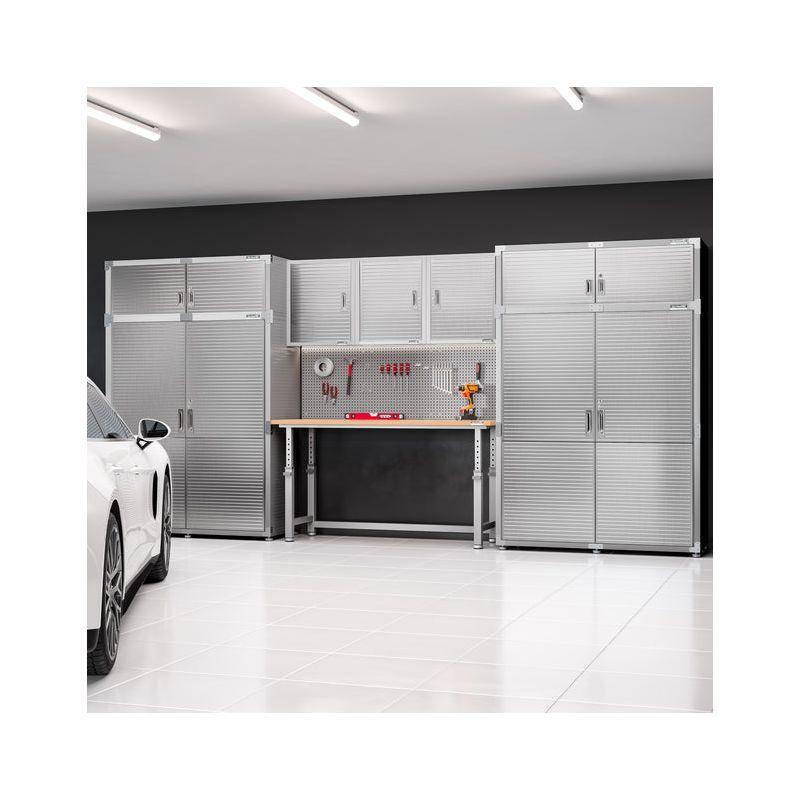 Seville Classics UltraHD Adjustable Height Workbench, 72" W x 25" D x 28.5" - 42" H