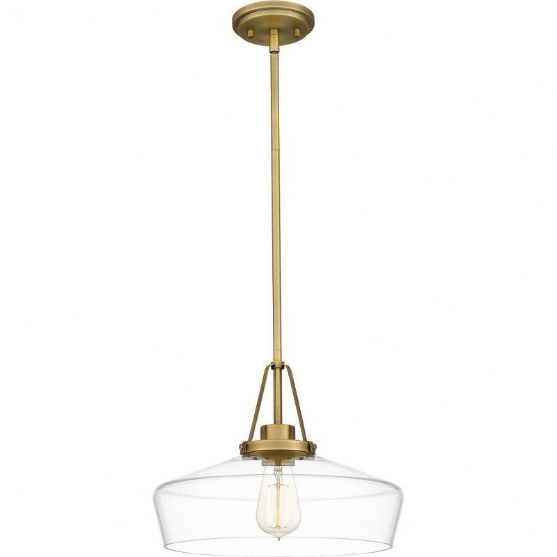 Quoizel Lighting Haven 1 - Light Pendant in  Aged Brass