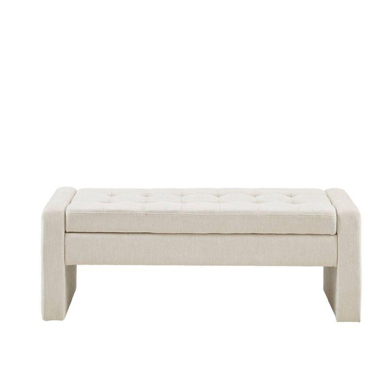 Gillian Upholstered Flip Top Storage Bench