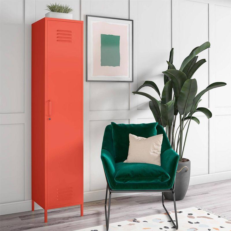 Cache 1-Door Tall Single Metal Locker Style Storage