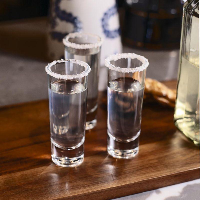 Tall Shot Glasses - 2oz - Crystal Clear Glasses - Set of 12