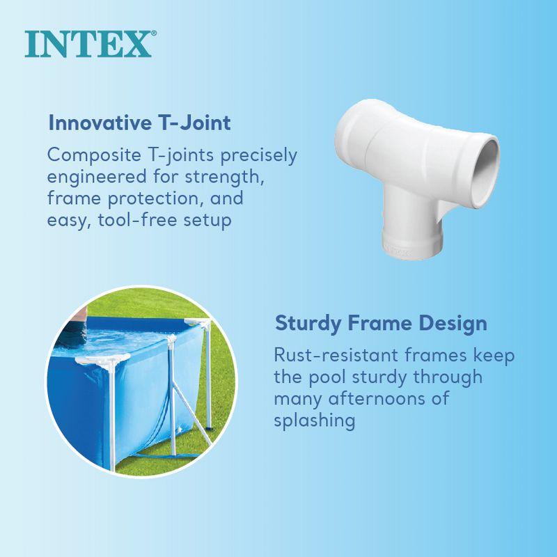 Intex New Intex Rectangular Frame Above Ground Swimming Pool & Reviews | Wayfair