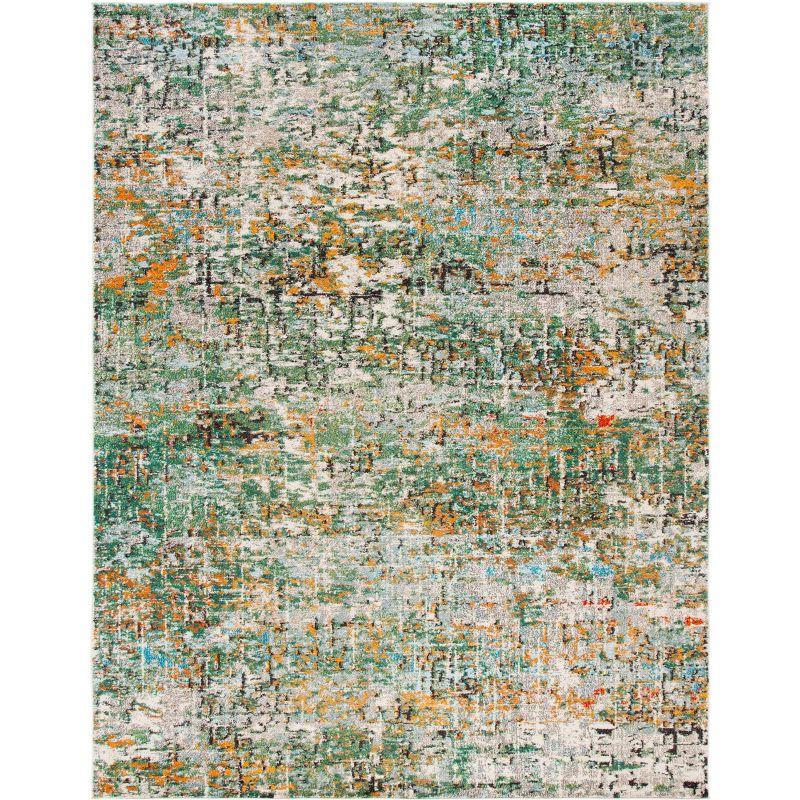 Madison MAD460 Power Loomed Indoor Area Rug - Green/Turquoise - 10'x14' - Safavieh
