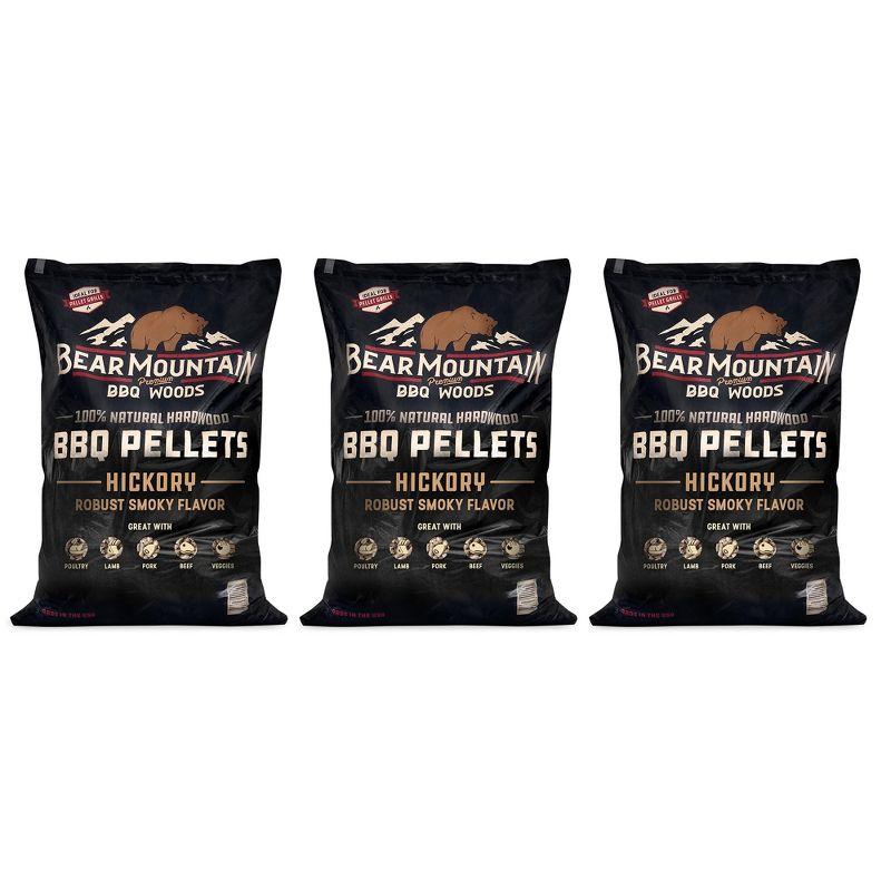 Bear Mountain BBQ Bear Mountain BBQ All-Natural Hardwood Hickory Smoker Pellets