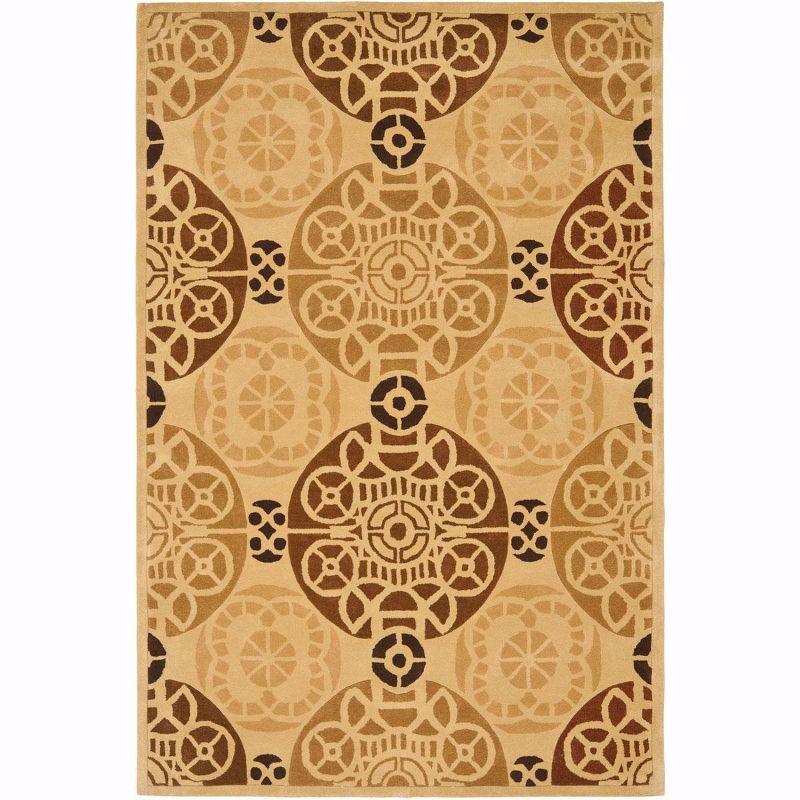 Capri CPR353 Tufted Indoor Area Rug - Gold/Multi - 6'x9' - Safavieh