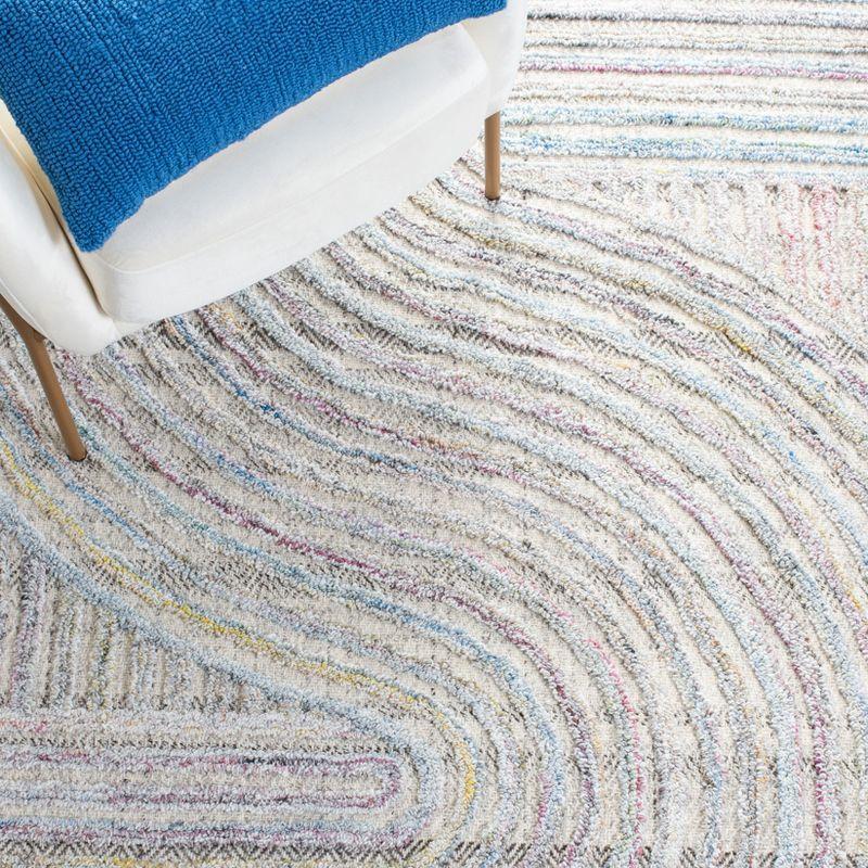 Southampton SHA301 Hand Tufted Indoor Area Rug - Pink/Blue - 5'x8' - Safavieh