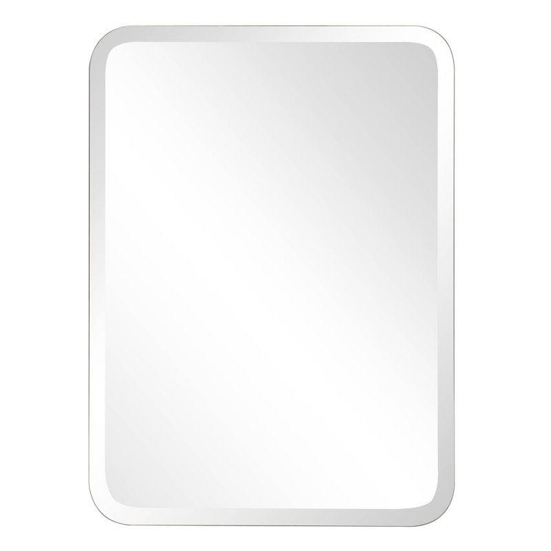 Howard Elliott 30"x22" Rectangular Frameless Beveled Wall Mirror