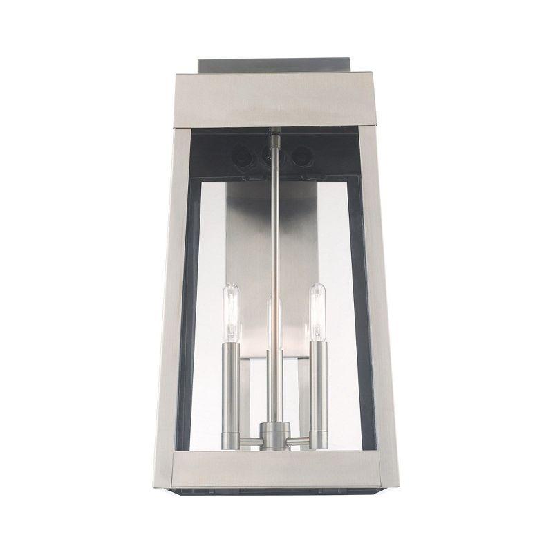 Livex Lighting Oslo 3 - Light Wall Light in  Brushed Nickel