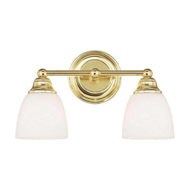 Livex Lighting Somerville 2 - Light Vanity in  Polished Brass