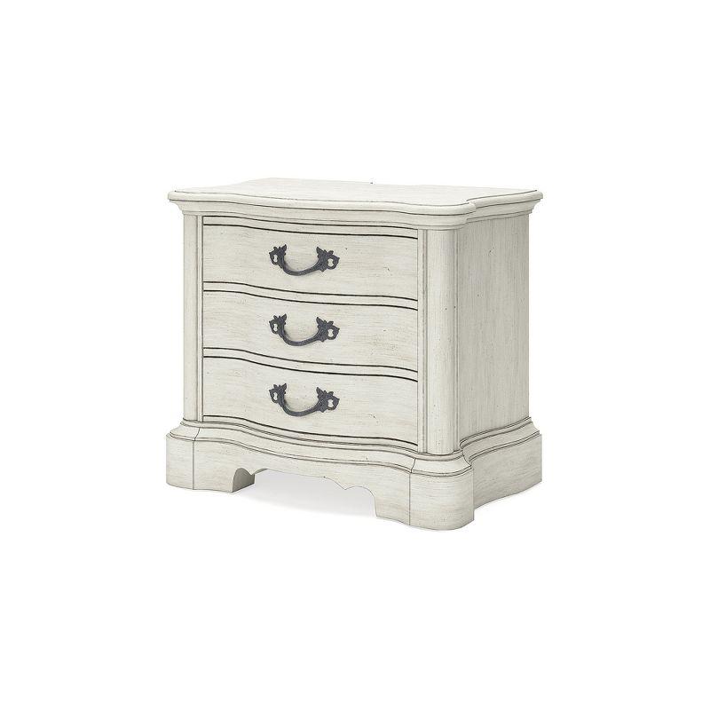 Signature Design by Ashley Arlendyne 3 Drawer Nightstand, Antique White