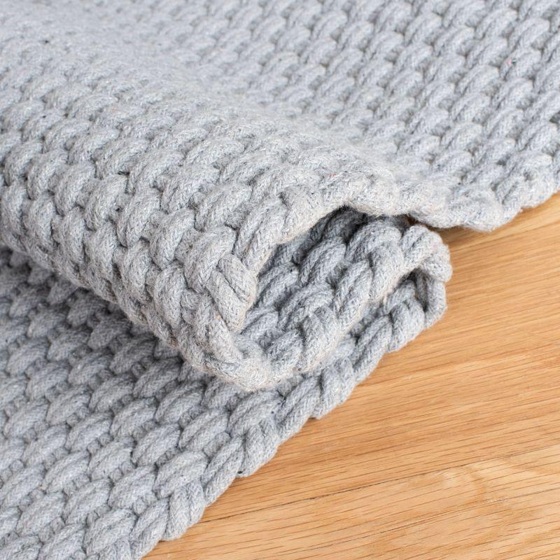 Salem SLM103 Hand Woven Area Rug - Grey - 8'x10' - Safavieh.