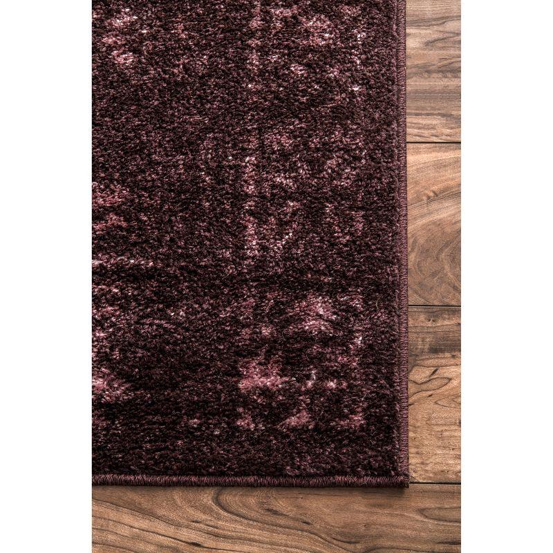 Nuloom Arlena Oriental/Persian 8x10 Indoor Area Rug for Living Room Bedroom Dining Room Kitchen, Burgundy/Pink