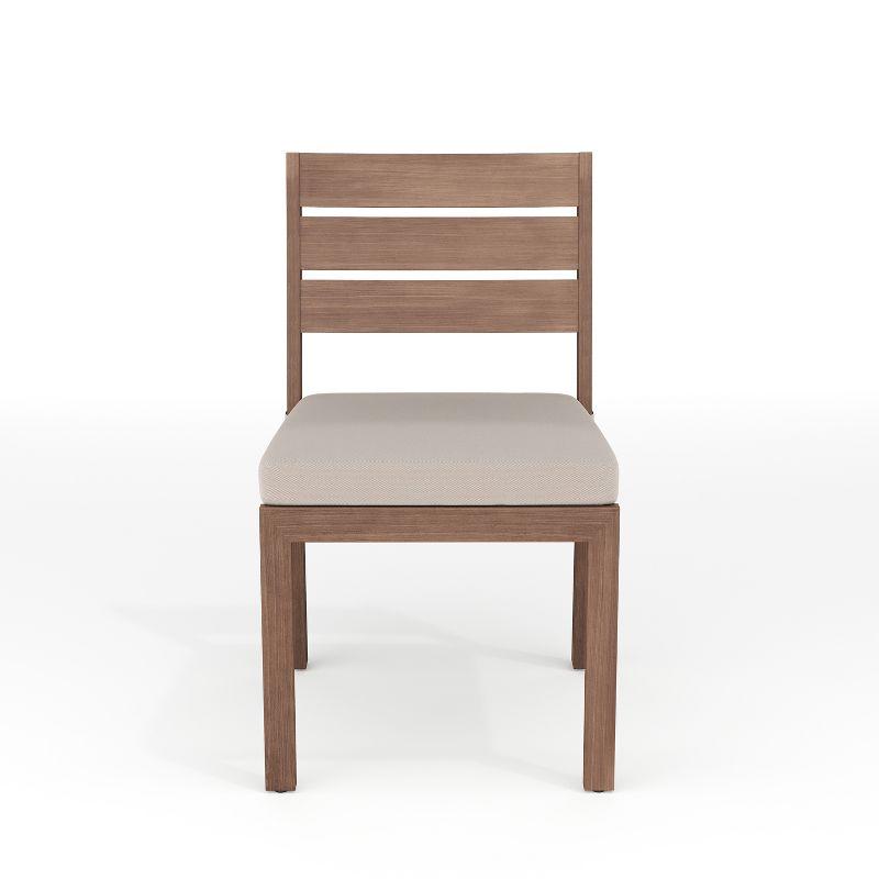 Martha Stewart Martha Stewart Bedford All-Weather Stacking Patio Side Dining Chair With Seat Cushion